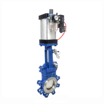 COVNA DN250 Double Pneumatic Slide Knife Gate Valve - 10 inch and 20 inch Sizes with PN10 Rating