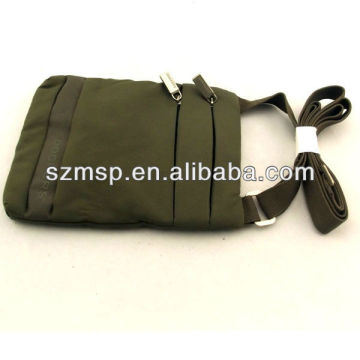 Nylon flat utility small cross body bag for man