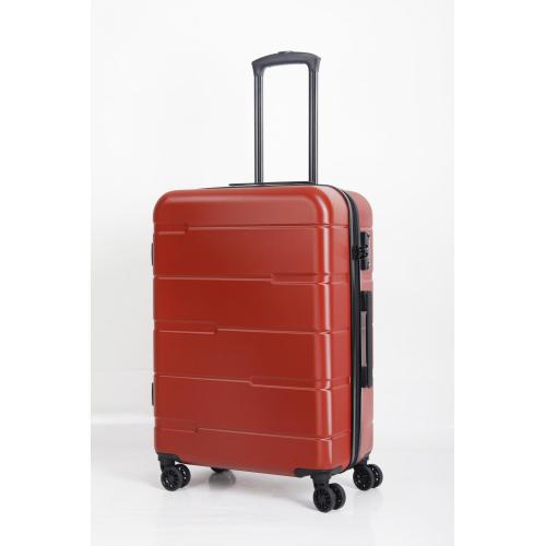 2021 New style PC travel double zipper luggage