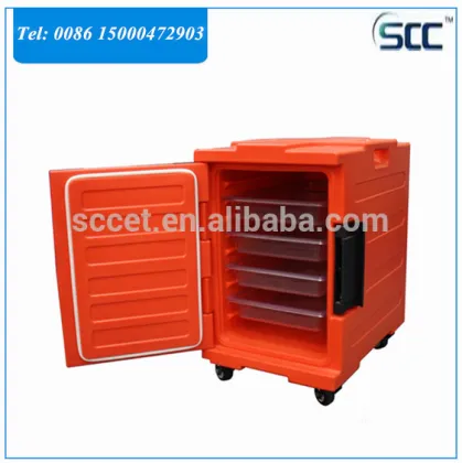 SCC sale Rotomold plastic Food Preservation Cabinet, food cabinet for hot for catering