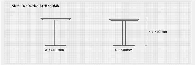 Popular Design Wooden Restaurant Bistro Square Dining Tables3