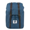 Pulling rope cover laptop backpack