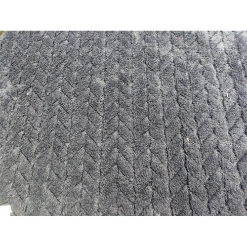 Flanelle à double côté 100% polyester avec tissu jacquard