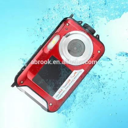 24 Megapixels dual screen water proof camera digital photo camera