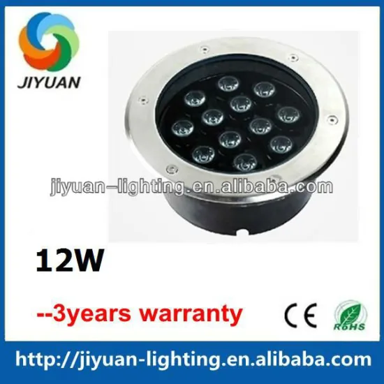 12pcs 1watt outdoor led underground light 12w led underground light