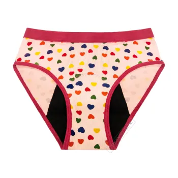 Sustainable Cotton Period Panties for Teenagers and Young Girls