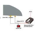 Auto PDLC Umschaltbarer elektrischer Bus Datenschutzfenster Tint