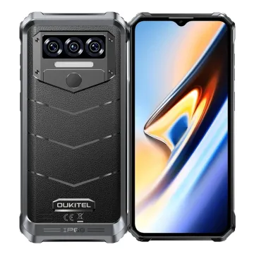 Oukitel WP38 هاتف ذكي وعرة مع كاميرا 13 ميجابكسل ، بطارية 10600 مللي أمبير في الساعة ، NFC ، OTG ، 6.52 "HD+ Display ، Octa-Core ، 12GB+ 256GB ، Android Global