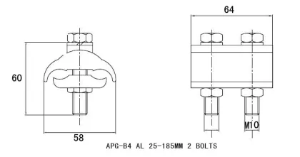 Parallel Groove Clamp APG-B4