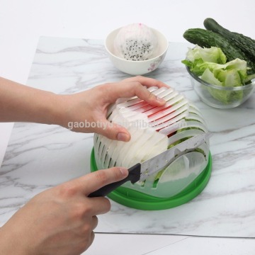 Hot Selling Salad Maker Fruit Salad Slicer Salad Cutter Bowl Vegetable Bowl Cutter
