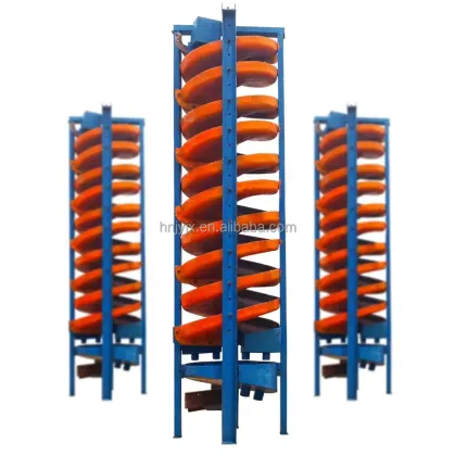 Spiral Chute Classifier for Chrome Ore and Other Metals Gravity Concentration