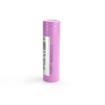 Rechargeable 18650 Lithium-Ion Battery for E-bike: 2600mAh, 3.7V, and 26F Specifications
