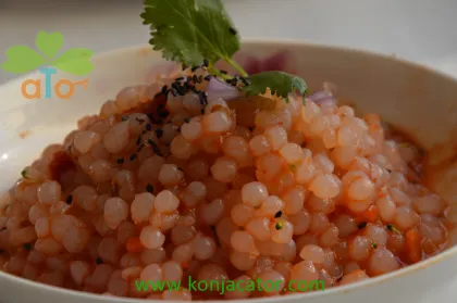 low calorie wholesale konjac flour gluten free konjac pearl rice