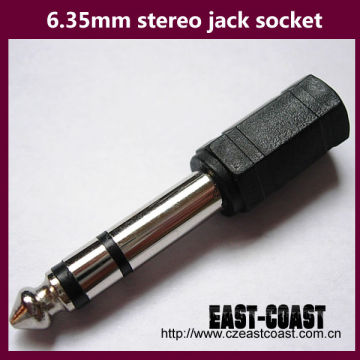 6.3mm mono plug to 3.5mm mono jack