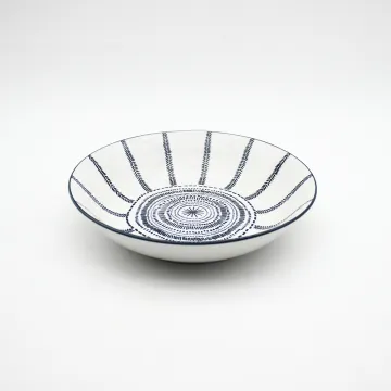 Pad Printing Ceramic Rice Bowl Slanted Bowl