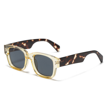 Retro Small Frame Square Sunglasses fashionable street shooting sunglasses