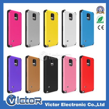 New design 180 degree rolling kickstand combo phone case for Samsung Galaxy Note 4 N910