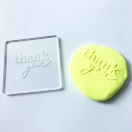 Acrylic Fondant Cookies Diamond Polishing Embosser Food Safe Cake Stamp