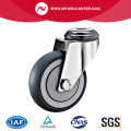 TPR Bolt Hole Swivel Stainless Steel Caster