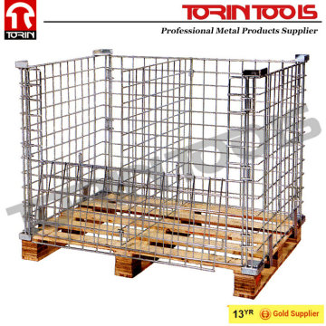 Different Capacity Heavy Duty Logistic Wire Container Storage