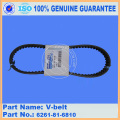 D275A-5R V-belt 6261-81-6810 komatsu ekskavatör yedek parçaları