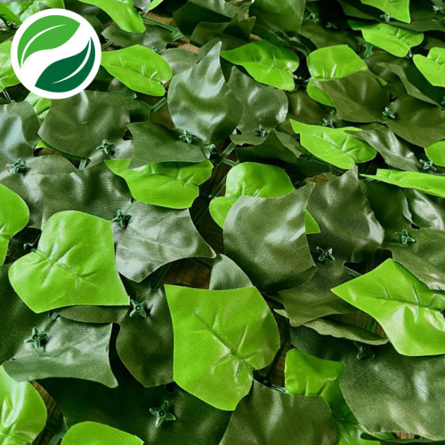 Mixed with fake melon leaves decoration