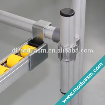 flexible lean pipe for warehouse storage rack, aluminum racking system
