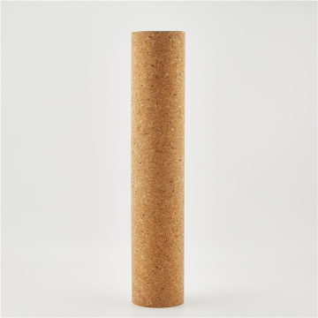 natural rubber made cork yoga mat