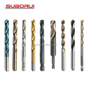 SUBORUI DIN338 Industrial HSS Cobalt Drill Bit for Stainless Steel