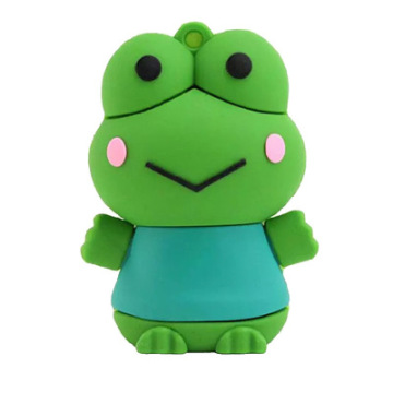 Unidad flash USB Green Cute Frog