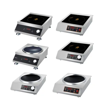 High-Power Industrial Stainless Steel Electromagnetic Stove