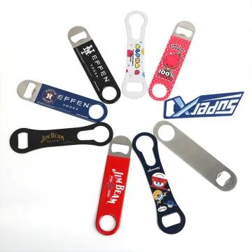 Customizable Y809 Beer and Wine Bottle Opener: Stainless Steel Credit Card Design with Sublimation Printing Option - Metal Keychain Included