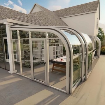 Structură inovatoare de grădină interioară optimizată pentru energie solară