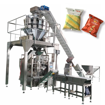 Macchina automatica di pesatura e imballaggio per snack e chips