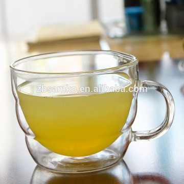 Handblown borosilicate double wall glass