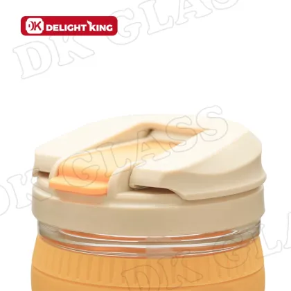 Portable Customised Unique Reusable Glass Coffee Cup