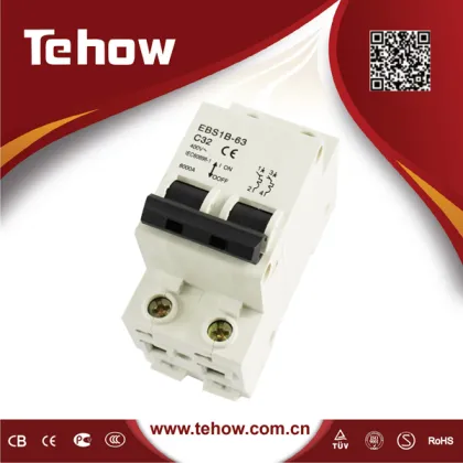 2 poles 6 amp dz47-63 circuit breaker delixi types