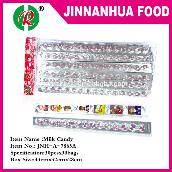 milk and blueberry hard candy