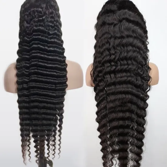 Human hair Wigs Brazilian Human Hair Lace Front Wig With Baby Hair For Black Women loose Deep Wave Lace Frontal Wig