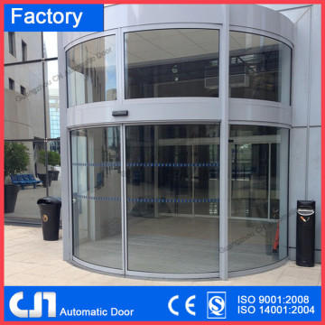 bank curved automatic door