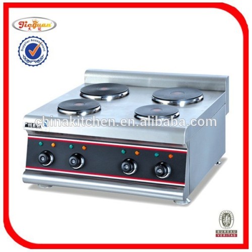 Counter top electric 4-plate cooker