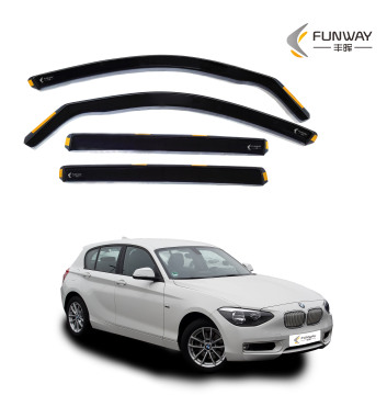 PMMA Black Rain Window Car Wind Deflectors Door Visor for BMW 1 Series F20 2011-2019 5 Door Hatch