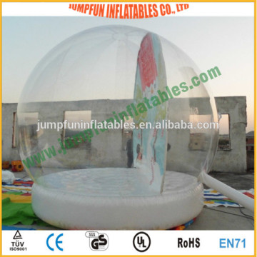 Christmas snow globe/PVC inflatable bubble balloon for events