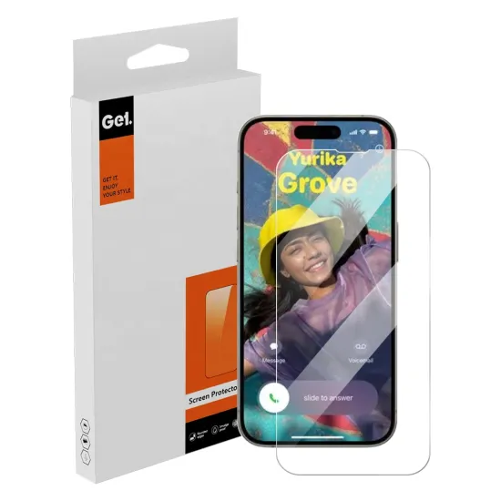 2.5D 21D 9H Ultra Thin HD Clear Anti-Scratch Tempered Glass Screen Protector for iPhone 14/15/16 Pro Max Plus