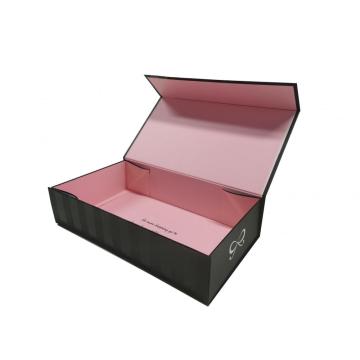 Black UV Spot paper foldable box