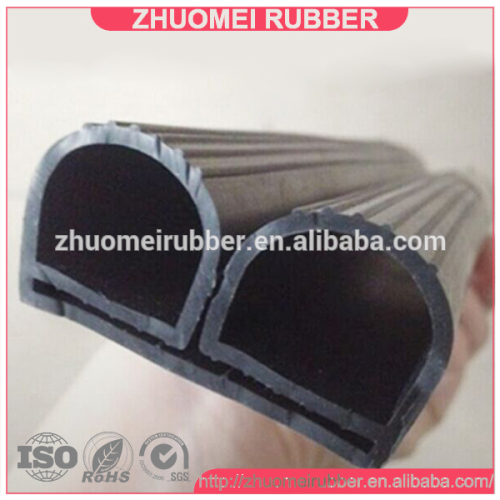 double e section silicone profile rubber heating strip