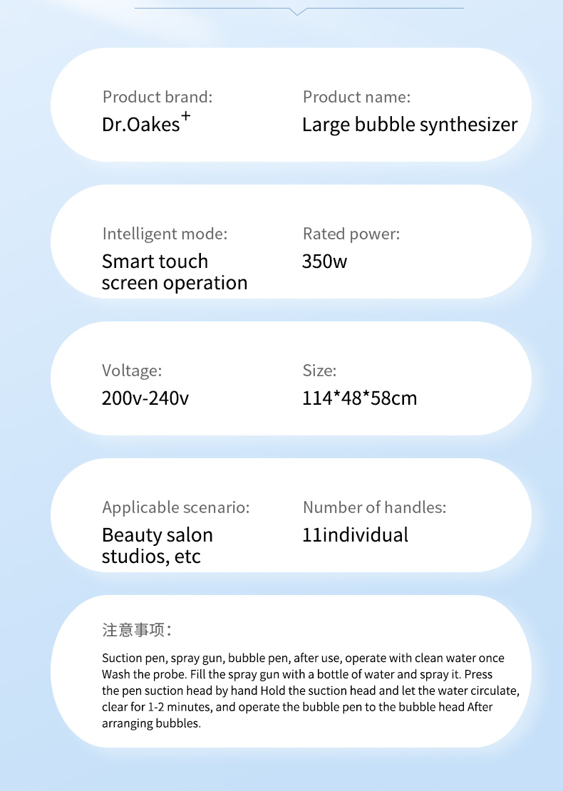 multi-tech hydro facial machine for spa