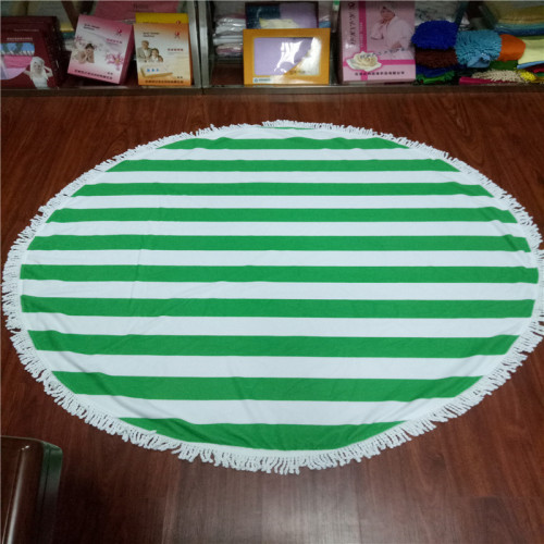 watermelon circle custom roundie print beach towel