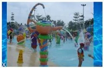Aqua Park Equipment Aqua Play Kids Water Game Tea Port Spray Park Equipment