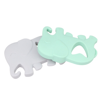 Éléphant en silicone Teether mignon pour bébé